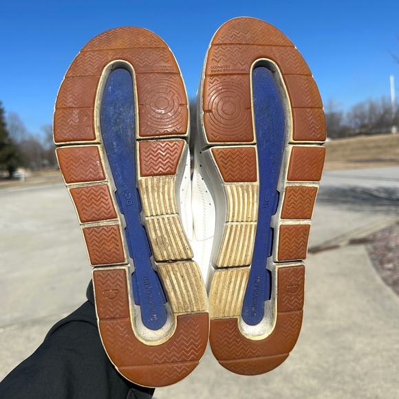 On Cloud The Roger Centre Court Leather Sneakers Men's Size 11 White Shoes - Picture 13 of 14